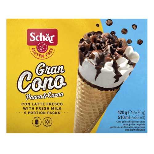 Gran Cono Panna&Cacao, 420g (6x70g)